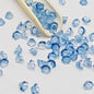 Campanula Flower Glass Beads 7x12mm Frosted Glossy Pastel 50pcs 37