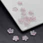 Iridescent Cherry Blossom Glass Beads 10mm Assorted Colors 100pcs 10