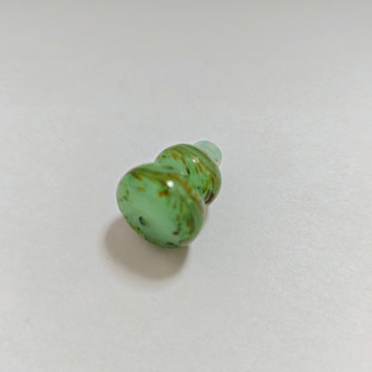 Vintage Lampwork Gourd Glass Beads 16x20mm Confetti Phoenix Tail 10pcs 7
