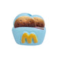 Painted Mcdon Fries Acrylic Beads 22mm Colorful 10pcs 14
