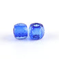 Faceted Pony Beads Acrylic 13mm Transparent Large Hole 50pcs 13