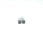 Smooth Square Acrylic Beads 7mm White CCB Plastic 500pcs 2
