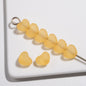 Matte Heart Acrylic Beads 12mm Pastel Vibrant Colors 100pcs 9