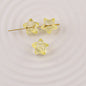Frosted Small Star Acrylic Beads 11mm Transparent Jelly Color 50pcs 4