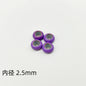 Brass Spacer Beads 10mm Colorful Enamel Large Hole 20pcs 13