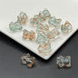 Transparent Bear Glass Beads 13x16mm Pastel Colors 100pcs 7