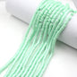Pearly Lustre Flat Disc Clay Beads 6mm Colorful Pastel 10strands 10