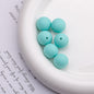 Rubberized Round Acrylic Beads 16mm Solid Color 20pcs 7