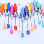 Beadable Pen Four Color Ballpoint Vibrant Barrel Bullet Tip 2