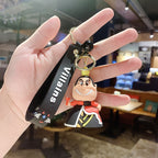 Halloween Witch Keychain Acrylic Colorful Vibrant Charm 6