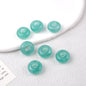 Acrylic Round Spacer Beads 14mm Antique Blooming Ink 50pcs 15