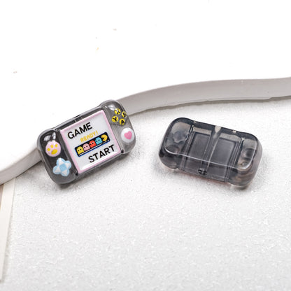 Clear Square Acrylic Beads 25mm Game Console Printed 10pcs 4