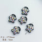 Painted Alloy Metal Beads Baking Shin-Chan Himawari Nohara Series 10pcs 7