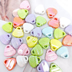 UV Plating Handbag Acrylic Beads 23x22x7mm Pastel Glossy 50pcs 2