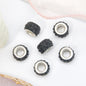 Rhinestone 3-Rows Spacer Beads 12mm Large Hole 50pcs 14