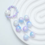 Pearl Round Acrylic Beads 6-10mm Dual Color Gradient Imitation Pearl 6
