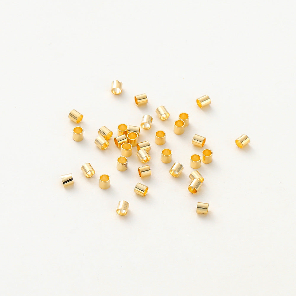 Brass Tube Metal Beads 1.5/2/2.5mm Smooth 100pcs 6