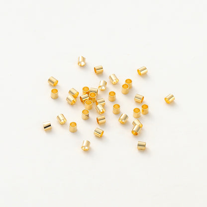 Brass Tube Metal Beads 1.5/2/2.5mm Smooth 100pcs 6