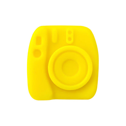 Silicone Focal Beads Camera Solid Color Embossed 20pcs 11