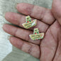 Painted Boat Acrylic Beads 22mm You Are Amazing Script 100pcs 7
