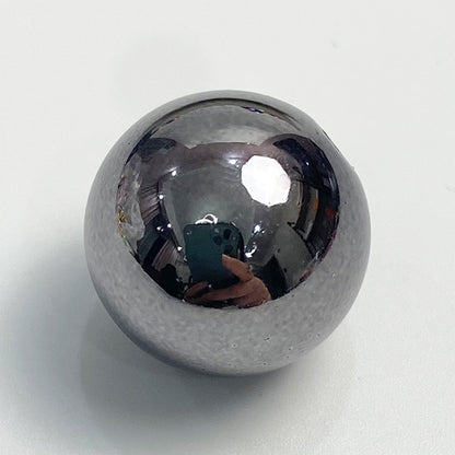 Plating Metallic Round Acrylic Beads 10mm Colorful Mirror Finish 100pcs 5