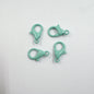 Zinc Alloy Lobster Clasp Keychain Findings 12mm Baking Painted 100pcs 15