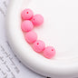 Rubberized Round Acrylic Beads 16mm Solid Color 20pcs 8