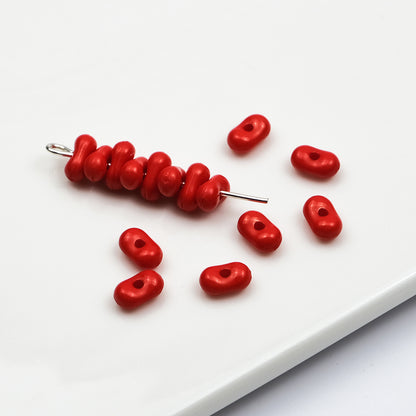 Acrylic Peanut Spacer Beads 6mm Glow In The Dark 200pcs 14