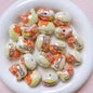 UV Plating Kitten Acrylic Beads 23mm Colorful Two Tone 5pcs 8