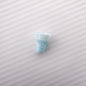 Painted Cone Acrylic Beads 20mm Solid Creamy Colors 5pcs 4