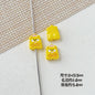 Kitten and Teddy Bear Metal Beads 14mm Hand Painted Alloy 10pcs 21