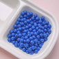 Painted Round Acrylic Beads 6-8mm Premium Dopamine Colorful 50pcs 5