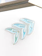 Glow Mermaid Tail Acrylic Beads 29x20x9mm Glow In The Dark 50pcs 18