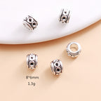Alloy Circle Spacer Beads 8mm Vintage Plating 30pcs 2