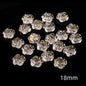 Pearl Imitation Camellia Acrylic Beads 10-18mm ABS Plastic 50pcs 15
