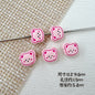 Bear Metal Beads 13mm Glossy Painted Alloy 10pcs 12