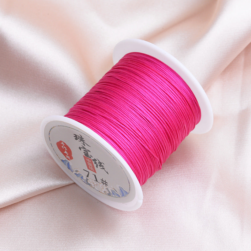 Nylon Thread Solid Color Glossy Finish 0.4mm 60m Spool 38