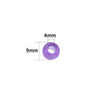 Transparent Acrylic Seed Beads 9mm Large Hole Colorful 100pcs 4