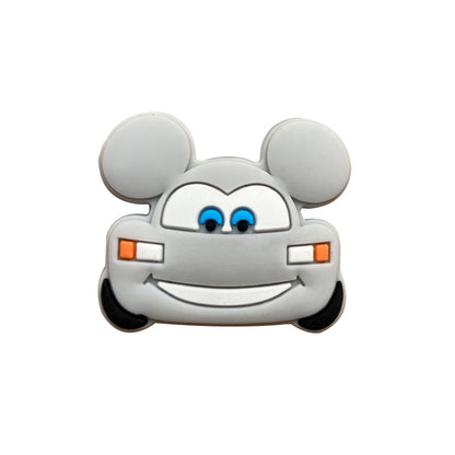 Silicone Focal Beads Automotive Car Design with Mouse Ears and Bright Expressions 20pcs 6