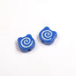 Painted Spiral Bear Acrylic Beads 11mm Colorful Glossy 50pcs 9