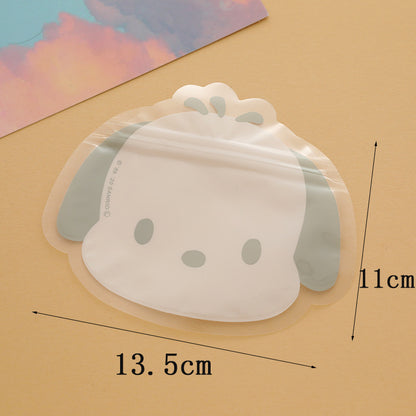 Sanrio Series Zip Lock Plastic Bags Cute Character Design 5pcs 9
