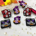 Silicone Focal Beads Halloween Spooky Characters Vivid Colors 3