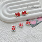Christmas Series Metal Beads Baking Painted Alloy 20pcs 32