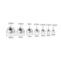 Metal Spacer Beads 3-10mm Polished Classic 2pcs 8