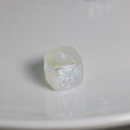 Cross Pattern Acrylic Square Beads 13x15mm Translucent Pastel 20pcs 8