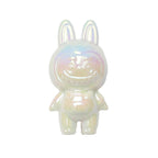 Plating 3D Labub Standing Pose Acrylic Beads 34mm Glossy Mixed 20pcs 5