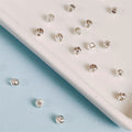 Alloy Watermelon Spacer Beads 2.5 3.5mm Tibetan Style 100pcs 2