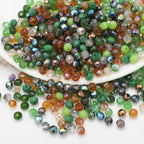 Czech Electroplated Faceted Glass Beads 8mm Soft Shimmer 100pcs 16