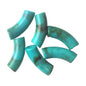 Halo Elbow Tube Acrylic Beads 36mm Glossy Curved Mixed Colors 50pcs 16