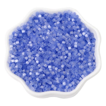 Antique Cat Eye Rice Seed Glass Beads 2.5mm Translucent Glow 740pcs 23